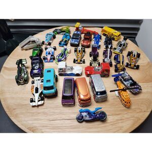 Little Boys Toy Car Lot – Mixed Brands, Small Scale Vehicles